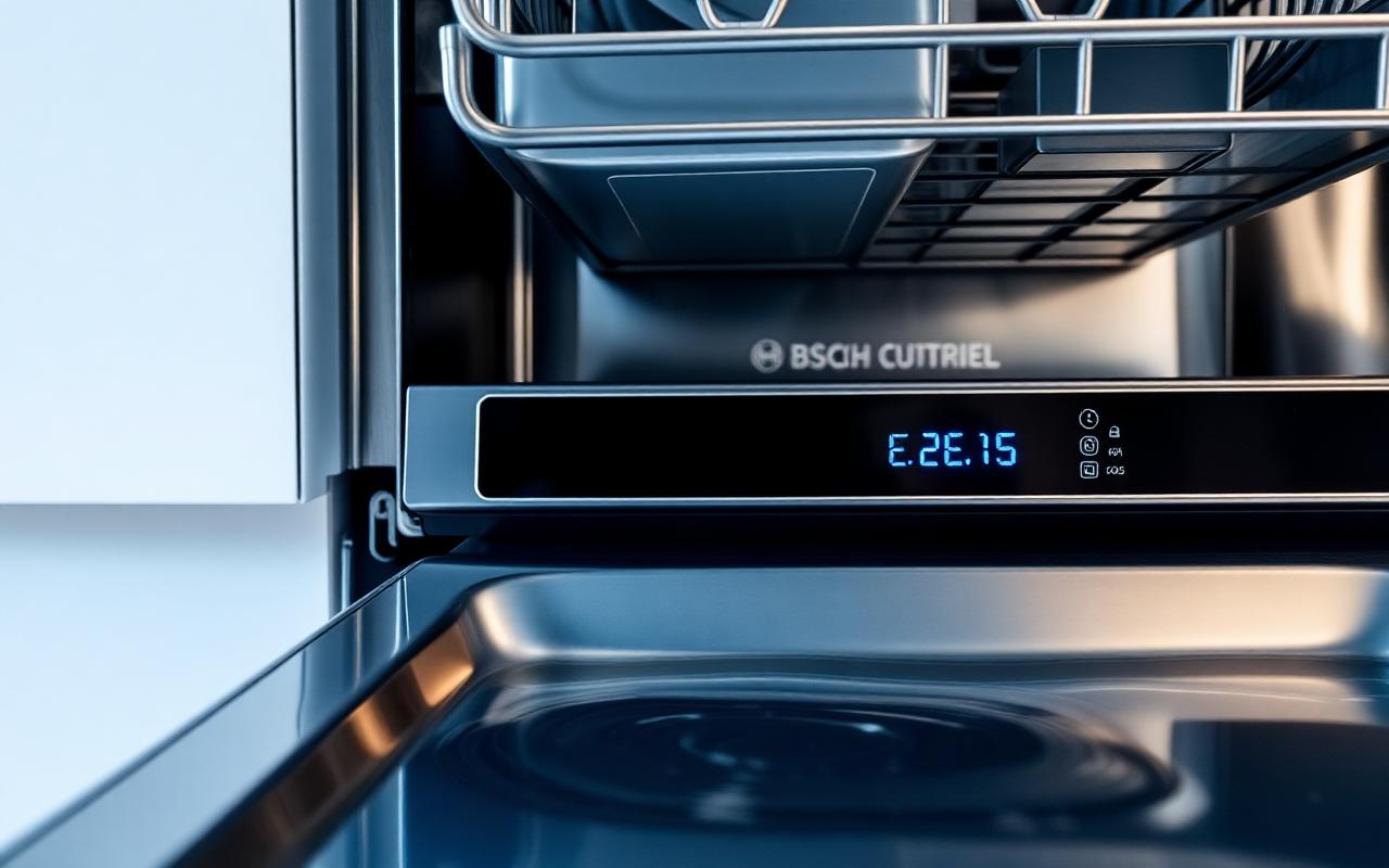 Bosch dishwasher with the E15 leak-protection error code