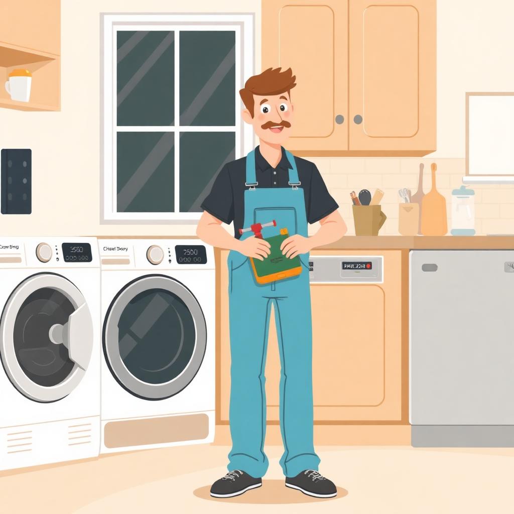 Homeowner comparing lower-cost appliance repair options