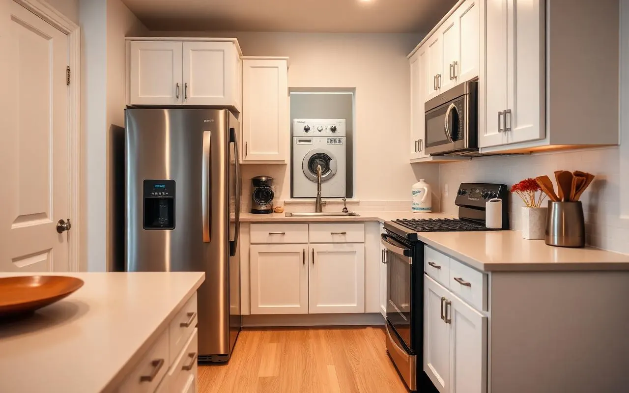 Kitchen appliances covered by a home warranty